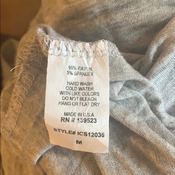 Ripped Up Heather Gray Top 🔥 - Picture 6 of 6